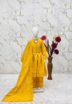 4RICH LOOK ROMAN SILK EMBROIDERY WORK GOWN BOTTOM WITH DUPATTA PARTY WEAR WHOLESALE PRICE ETHNIC GARMENT (20)