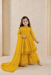 4RICH LOOK ROMAN SILK EMBROIDERY WORK GOWN BOTTOM WITH DUPATTA PARTY WEAR WHOLESALE PRICE ETHNIC GARMENT (20)