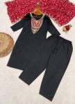 4RICH LOOK SLUB COTTON EMBROIDERY WORK TOP BOTTOM WITH DUPATTA FESTIVE WEAR WHOLESALE PRICE ETHNIC GARMENT (7)