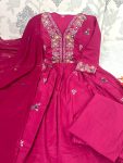6ATTRACTIVE COTTON EMBROIDERY WORK TOP VOTTOM WITH DUPATTA FESTIVE WEAR WHOLESALE PRICE ETHNIC GARMENT (17)