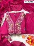 6ATTRACTIVE COTTON EMBROIDERY WORK TOP VOTTOM WITH DUPATTA FESTIVE WEAR WHOLESALE PRICE ETHNIC GARMENT (17)
