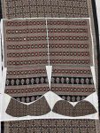 6MODERN CHINON DIGITAL AJRAK PRINT WITH REAL MIRROR WORK SAREE WITH UNSTITCHED BLOUSE PARTY WEAR WHOLESALE PRICE ETHNIC GARMENT (51)