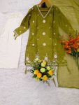 6MODERN VISCOSE SILK SEQUENCE CODING EMBROIDERY WORK TOP PALAZZO WITH DUPATTA FESTIVE WEAR WHOLESALE PRICE ETHNIC GARMENT (19)