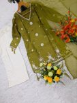 6MODERN VISCOSE SILK SEQUENCE CODING EMBROIDERY WORK TOP PALAZZO WITH DUPATTA FESTIVE WEAR WHOLESALE PRICE ETHNIC GARMENT (19)