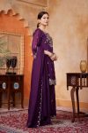 7MODERN VICHITRA SILK EMBROIDERY, SEQUENCE & CODING WORK TOP PALAZZO WITH DUPATTA FESTIVE WEAR WHOLESLALE PRICE ETHNIC GARMENT (2)