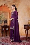 7MODERN VICHITRA SILK EMBROIDERY, SEQUENCE & CODING WORK TOP PALAZZO WITH DUPATTA FESTIVE WEAR WHOLESLALE PRICE ETHNIC GARMENT (2)