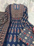 8NEW ARRIVAL COTTON JAIPURI BAGRU PRINT WITH MIRROR WORK TOP BOTTOM WITH DUPATTA FESTIVE WEAR WHOLESALE PRICE ETHNIC GARMENT (20)