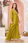 ATTRACTIVE CHINON EMBROIDERY, SEQUENCE & CODING WORK TOP PALAZZO SET PARTY WEAR WHOLESALE PRICE ETHNIC GARMENT (14)