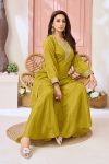 ATTRACTIVE CHINON EMBROIDERY, SEQUENCE & CODING WORK TOP PALAZZO SET PARTY WEAR WHOLESALE PRICE ETHNIC GARMENT (14)