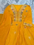 ATTRACTIVE COTTON EMBROIDERY WORK TOP VOTTOM WITH DUPATTA FESTIVE WEAR WHOLESALE PRICE ETHNIC GARMENT (13)