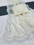 ATTRACTIVE TISSUE TWEEL NET DIAMOND CUT AND PANEL WORK SAREE WITH UNSTITCHED BLOUSE FESTIVAL WEAR WHOLESALE PRICE ETHNIC GARMENT (3)