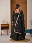 ATTRACTIVE VICHITRA SILK BEADS HAND WORK WITH VAL MOTI AND SEQUENCE EMBROIDERY WORK TOP PALAZZO WITH DUPATTA FESTIVAL WEAR WHOLESALE PRICE ETHNIC GARMENT (5)