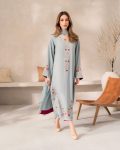 DESIGNER CHANDERI COTTON EMBROIDERY SEQUENCE WORK TOP BOTTOM WITH DUPATTA FESTIVE WEAR WHOLESALE PRICE ETHNIC GARMENT (3)