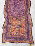 DESIGNER CHINON SILK DIGITAL PRINTED MIRROR HANDWORK, PIPING BORDER SAREE WITH UNSTITCHED BLOUSE PARTY WEAR WHOLESALE PRICE ETHNIC GARMENT (4)