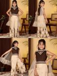 DESIGNER COTTON BLEND EMBROIDERY GOTTA PATTI LACE WORK KID’S TOP PALAZZO WITH DUPATTA FESTIVE WEAR WHOLESALE PRICE ETHNIC GARMENT (6)
