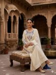 DESIGNER CRAPE SILK EMBROIDERY WORK TOP PALAZZO WITH DUPATTA FESTIVE WEAR WHOLESALE PRICE ETHNIC GARMENT (2)