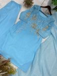 DESIGNER CRUNCHY BEADS WITH EMBROIDERY WORK TOP PALAZZO WITH DUPATTA FESTIVE WEAR WHOLESALE PRICE ETHNIC GARMENT (2)