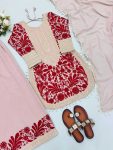 DESIGNER FAUX GEORGETTE EMBROIDERY SEQUENCE AND BEADS WORK TOP BOTTOM WITH DUPATTA WEDDING WEAR WHOLESALE PRICE ETHNIC GARMENT (23)