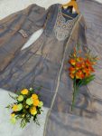 DESIGNER FENDY SILK SEQUENCE CODING EMBROIDERY BEADS WORK TOP PALAZZO WITH DUPATTA FESTIVE WEAR WHOLESALE PRICE ETHNIC GARMENT (5)