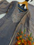 DESIGNER FENDY SILK SEQUENCE CODING EMBROIDERY BEADS WORK TOP PALAZZO WITH DUPATTA FESTIVE WEAR WHOLESALE PRICE ETHNIC GARMENT (5)