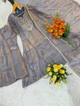 DESIGNER FENDY SILK SEQUENCE CODING EMBROIDERY BEADS WORK TOP PALAZZO WITH DUPATTA FESTIVE WEAR WHOLESALE PRICE ETHNIC GARMENT (5)