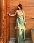 DESIGNER FENDY SILK SEQUENCE EMBROIDERY WORK TOP PALAZZO WITH DUPATTA FESTIVE WEAR WHOLESALE PRICE ETHNIC GARMENT (6)