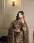 DESIGNER GEORGETTE EMBROIDERY SEQUENCE WORK WITH RIVET MOTI WORK TOP PALAZZO WITH DUPATTA WEDDING WEAR WHOLESALE PRICE ETHNIC GARMENT(31)