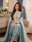 DESIGNER GEORGETTE EMBROIDERY THREAD WORK TOP PALAZZO WITH DUPATTA FESTIVE WEAR WHOLESALE PRICE ETHNIC GARMENT (4)