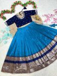 DESIGNER GEORGETTE EMBROIDERY WORK LEHENGA CHOLI WITH DUPATTA WEDDING WEAR WHOLESALE PRICE ETHNIC GARMENT (2)