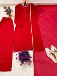 DESIGNER GEORGETTE EMBROIDERY WORK TOP PALAZZO WITH DUPATTA FESTIVE WEAR WHOLESALE PRICE ETHNIC GARMENT (1)