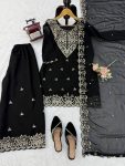 DESIGNER GEORGETTE THREAD WITH SEQUENCE WORK TOP PALAZZO WITH DUPATTA FESTIVE WEAR WHOLESALE PRICE ETHNIC GARMENT (1)