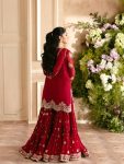 DESIGNER GEORGETTE THREAD WITH SEQUENCE WORK TOP SHARARA WITH DUPATTA FESTIVE WEAR WHOLESALE PRICE ETHNIC GARMENT (2)