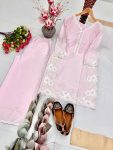 DESIGNER NATURAL SILK EMBROIDRY WORK WITH HEAVY PERAL MOTI HAND WORK TOP PALAZZO WITH DUPATTA FESTIVE WEAR WHOLESALE PRICE ETHNIC GARMENT (8)
