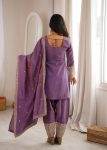 DESIGNER NC VICHITRA SILK EMBROIDERY SEQUENCE DORI AND JARI WORK TOP PATIYALA WITH DUPATTA FESTIVE WEAR WHOLESALE PRICE ETHNIC GARMENT(14)