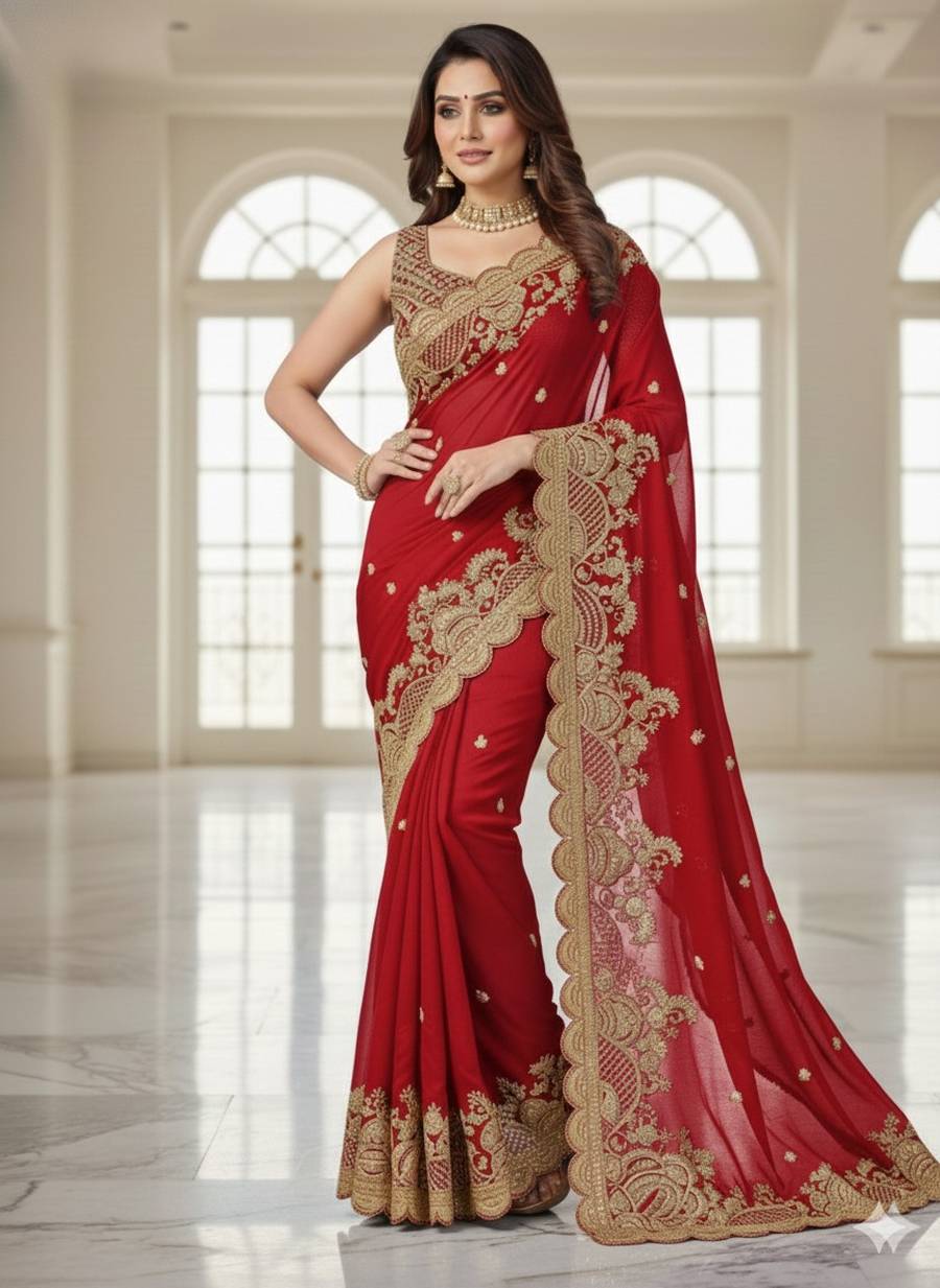 DESIGNER RANGOLI SILK CODING & SEQUENCE WORK SAREE WITH UNSTITCHED BLOUSE WEDDING WEAR WHOLESALE PRICE ETHNIC GARMENT (4)