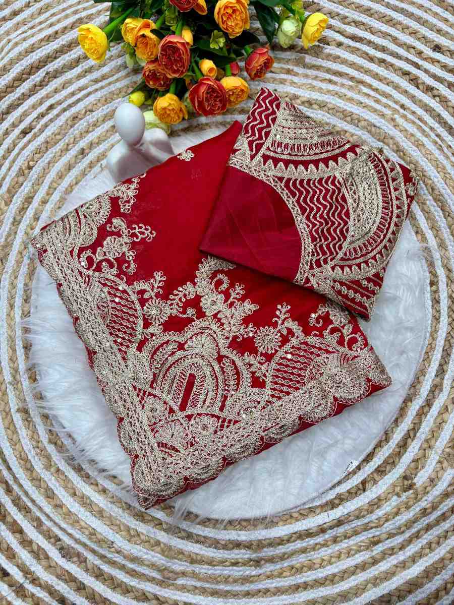 DESIGNER RANGOLI SILK CODING & SEQUENCE WORK SAREE WITH UNSTITCHED BLOUSE WEDDING WEAR WHOLESALE PRICE ETHNIC GARMENT (7)
