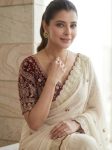 DESIGNER RANGOLI SILK SEQUENCE EMBROIDERY WORK SAREE WITH UNSTITCHED BLOUSE WEDDING WEAR WHOLESALE PRICE ETHNIC GARMENT (2)