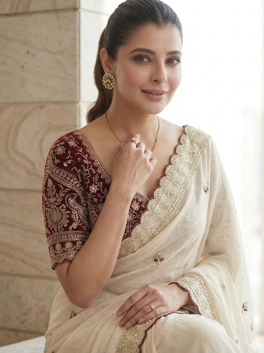 DESIGNER RANGOLI SILK SEQUENCE EMBROIDERY WORK SAREE WITH UNSTITCHED BLOUSE WEDDING WEAR WHOLESALE PRICE ETHNIC GARMENT (4)