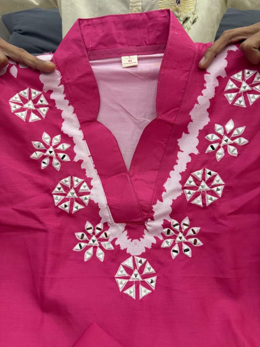 DESIGNER RUSSIAN SILK HANDWORK CO ORD SET DAILY WEAR WHOLESALE PRICE ETHNIC GARMENT (17)
