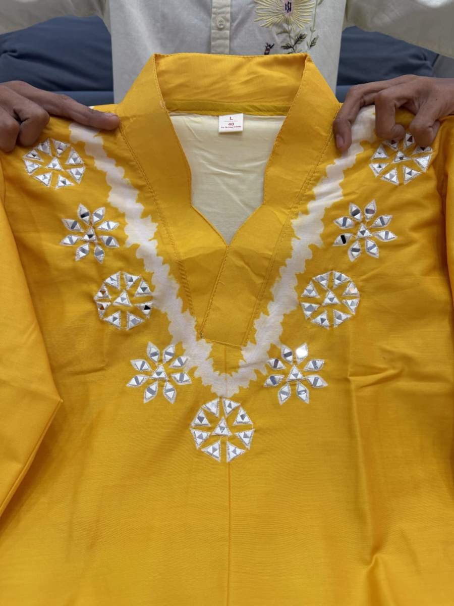 DESIGNER RUSSIAN SILK HANDWORK CO ORD SET DAILY WEAR WHOLESALE PRICE ETHNIC GARMENT (23)