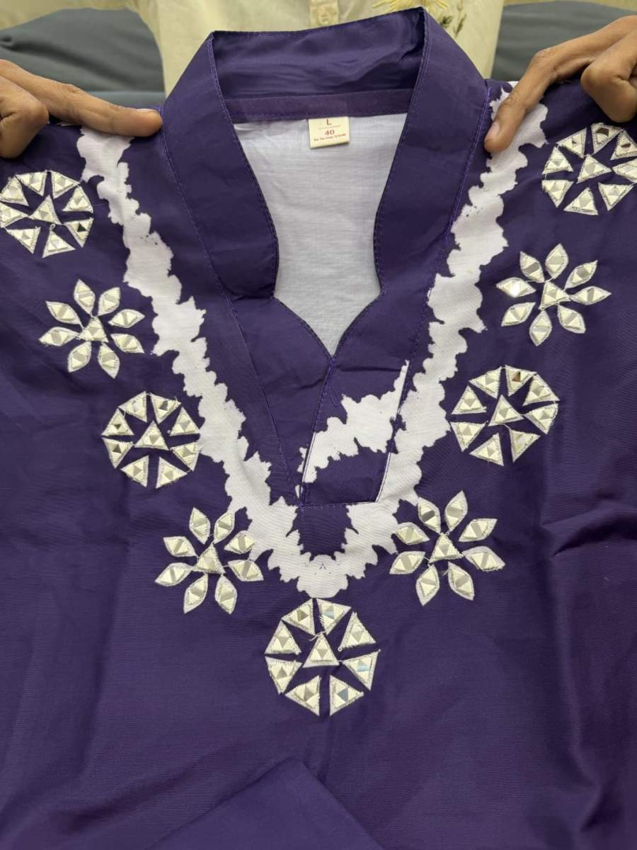 DESIGNER RUSSIAN SILK HANDWORK CO ORD SET DAILY WEAR WHOLESALE PRICE ETHNIC GARMENT (3)