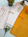 DESIGNER SATIN GLASS EMBROIDERY THREAD WORK WITH MOTI WORK TOP PATIYALA WITH DUPATTA FESTIVE WEAR WHOLESALE PRICE ETHNIC GARMENT (3)