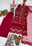 DESIGNER SOFT NET SEQUENCE WITH PEARL HAND WORK TOP PALAZZO WITH DUPATTA FESTIVE WEAR WHOLESALE PRICE ETHNIC GARMENT (10)