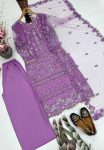 DESIGNER SOFT NET SEQUENCE WITH PEARL HAND WORK TOP PALAZZO WITH DUPATTA WEDDING WEAR WHOLESALE PRICE ETHNIC GARMENT (3)