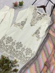 DESIGNER STAR GEORGETTE SEQUENCE EMBROIDERY WORK TOP PALAZZO WITH DUPATTA FESTIVE WEAR WHOLESALE PRICE ETHNIC GARMENT (4)