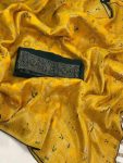 FABULOUS DHOLA SILK WEAVING RICH ZARI WOOVEN SAREE WITH UNSTITCHED BLOUSE WEDDING WEAR WHOLESALE PRICE ETHNIC GARMENT (4)