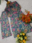 FANCY CAMBRIC COTTON FLORAL PRINT WORK CO-ORD SET DAILY WEAR WHOLESALE PRICE ETHNIC GARMENT (6)