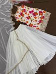 FANCY CHINON SILK EMBROIDERY SEQUENCE CODING WORK AND DIGITAL PRINT WORK TOP PALAZZO WITH DUPATTA FESTIVE WEAR WHOLESALE PRICE ETHNIC GARMENT (2)
