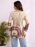 FANCY COTTON KALAMKARI PRINT WORK TUNIC TOP DAILY WEAR WHOLESALE PRICE ETHNIC GARMENT (8)