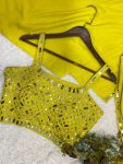 FANCY FRENCH CREPE REAL MIRROR WITH EMBROIDERY WORK SKIRT BLOUSE WITH SHRUG PARTY WEAR WHOLESALE PRICE ETHNIC GARMENT (7)